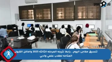 تنسيق مفاجئ اليوم.. رابط نتيجة المرحلة الثالثة 2025 وأماكن القبول المتاحة لطلاب علمي وأدبي